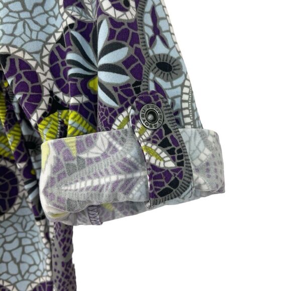 Soybu Small Dress Roll Tab Sleeves Pullover Stretch Travel Knee Length Womens - Picture 12 of 16